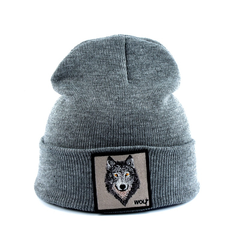 Bonnet (loup) Gris à Motif Loup - Marque Grays - Occasion Très Bon état