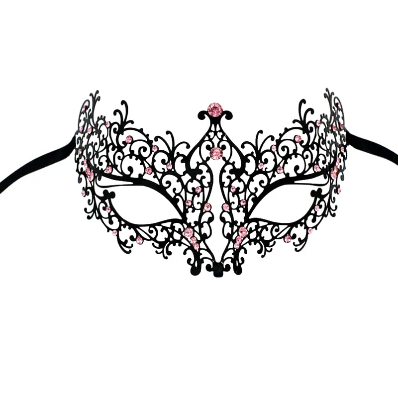 Masque Loup Bal Masqué Rose