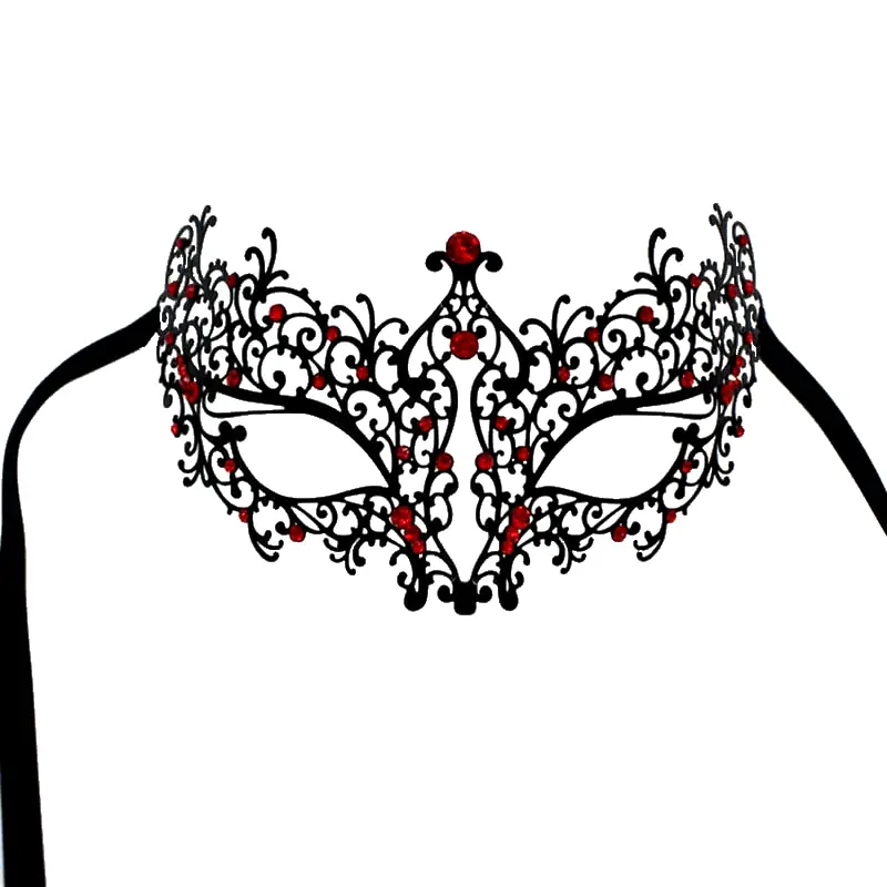 Masque Loup Bal Masqué Rouge