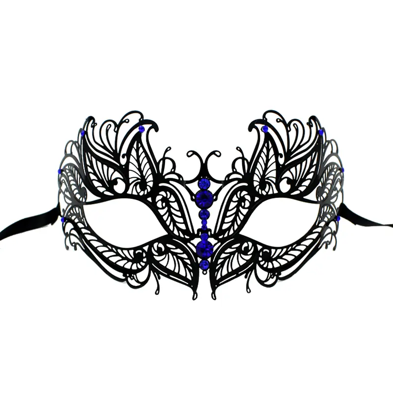 Masque Loup Carnaval de Venise Bleu