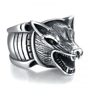 Bague Loup Argent