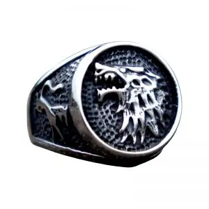 Bague Loup Motard