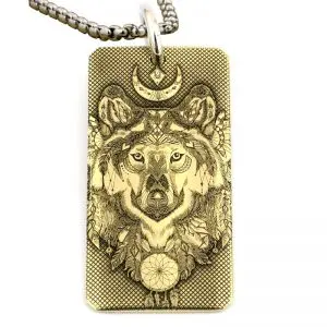 Collier Loup Indien