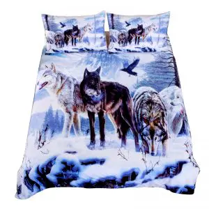Housse de Couette avec des loups