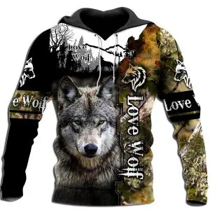 Sweat Loup Capuche
